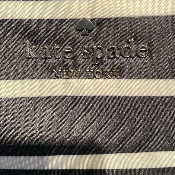NWT Kate Spade Kitt Jess Nylon & Leather Striped Tote Bag MSRP $299 - Picture 2 of 11